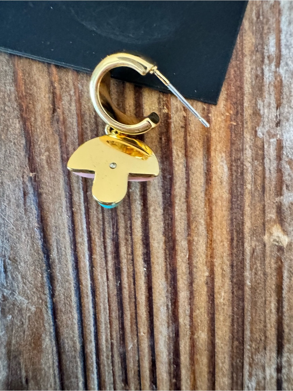 NEW 🍄 COACH Mushroom Huggie Earrings 🍄 - Picture 3 of 6